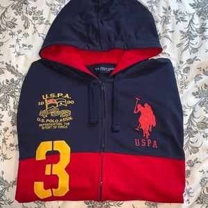 Men’s U.S. Polo ASSN. Zip-up Hoodie